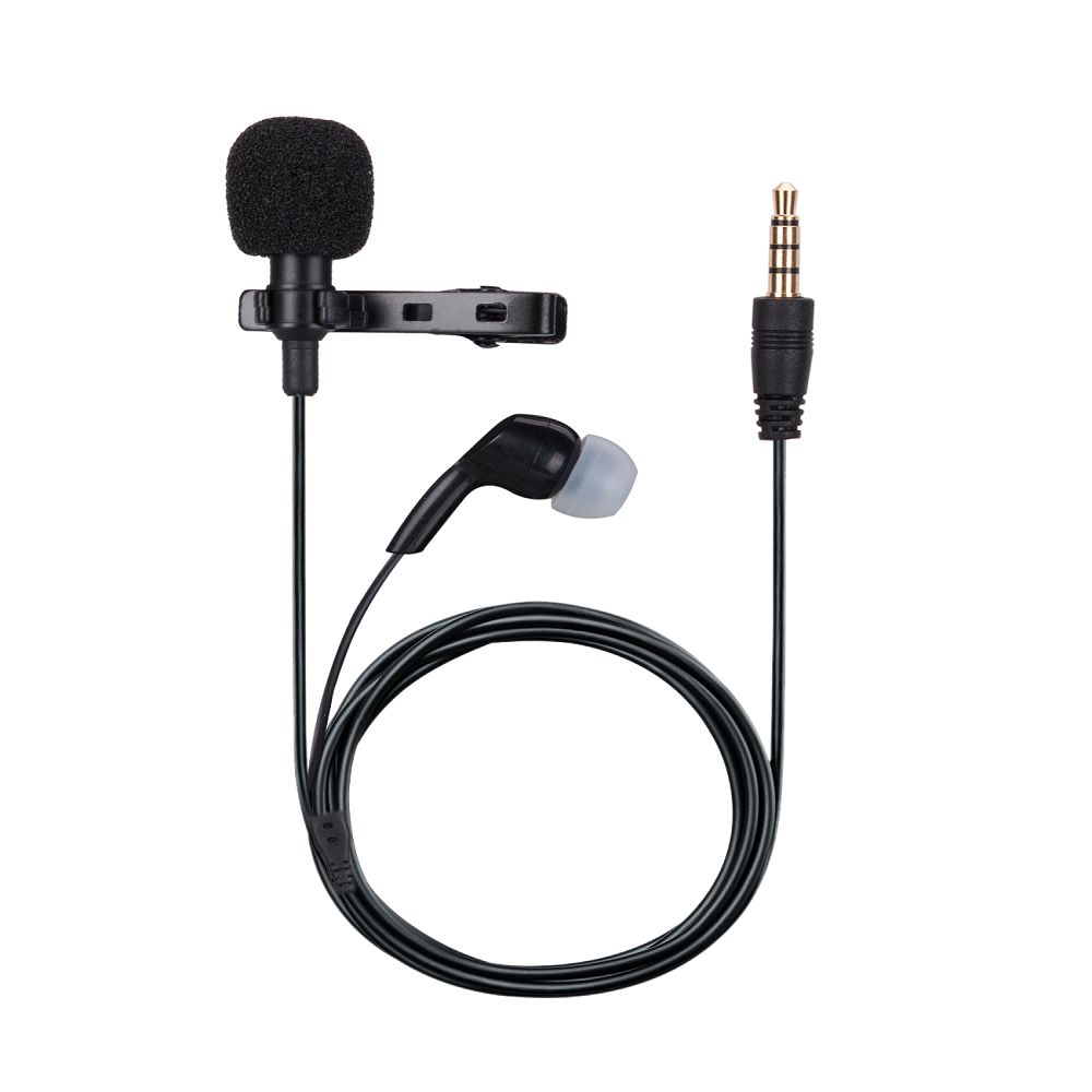 3.5mm Clip On Lapel Mini Microphone Hands Free Wired Condenser