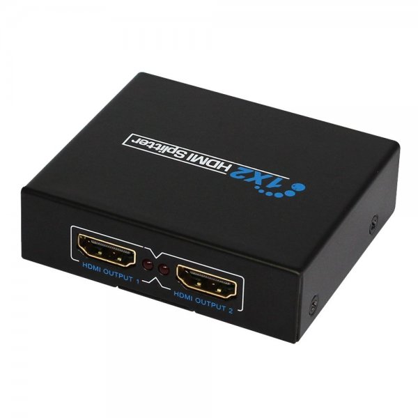 Agptek Hdmi Splitter Ver Certified For P Hdtv D Support One Input To Two Outputs