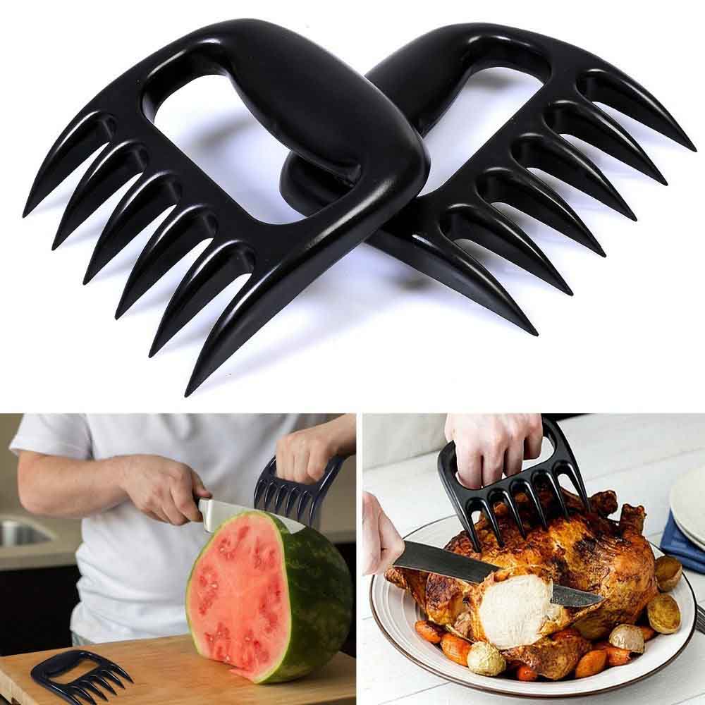 AGPtEK® BBQ Barbecue Kitchen Claws Meat Bear Paw Claws for Shredding  Chicken Pork (Easy to clean and compact)set of 2