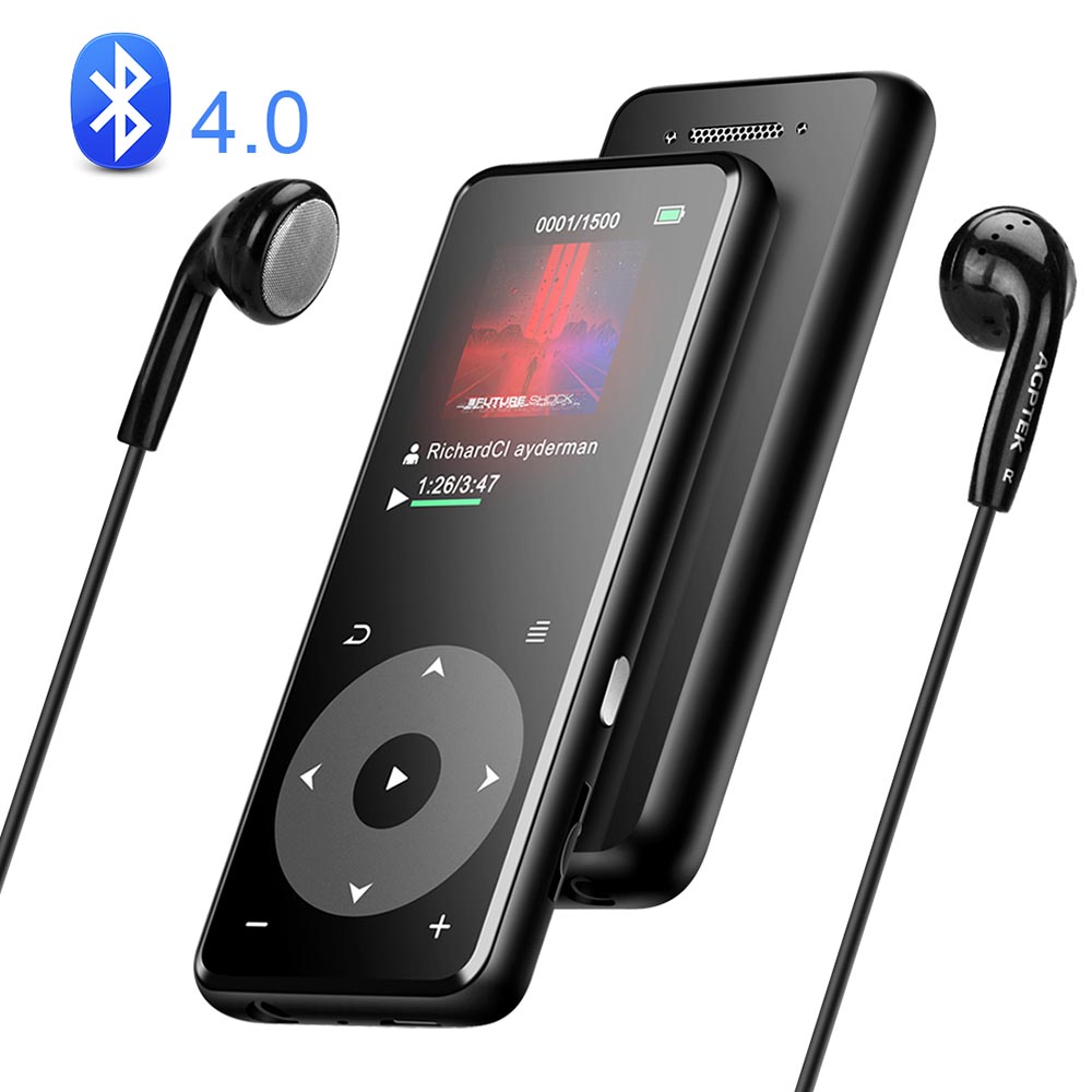 AGPTEK Bluetooth 4.0 MP3 Player Built-in Speaker A16 Lossless