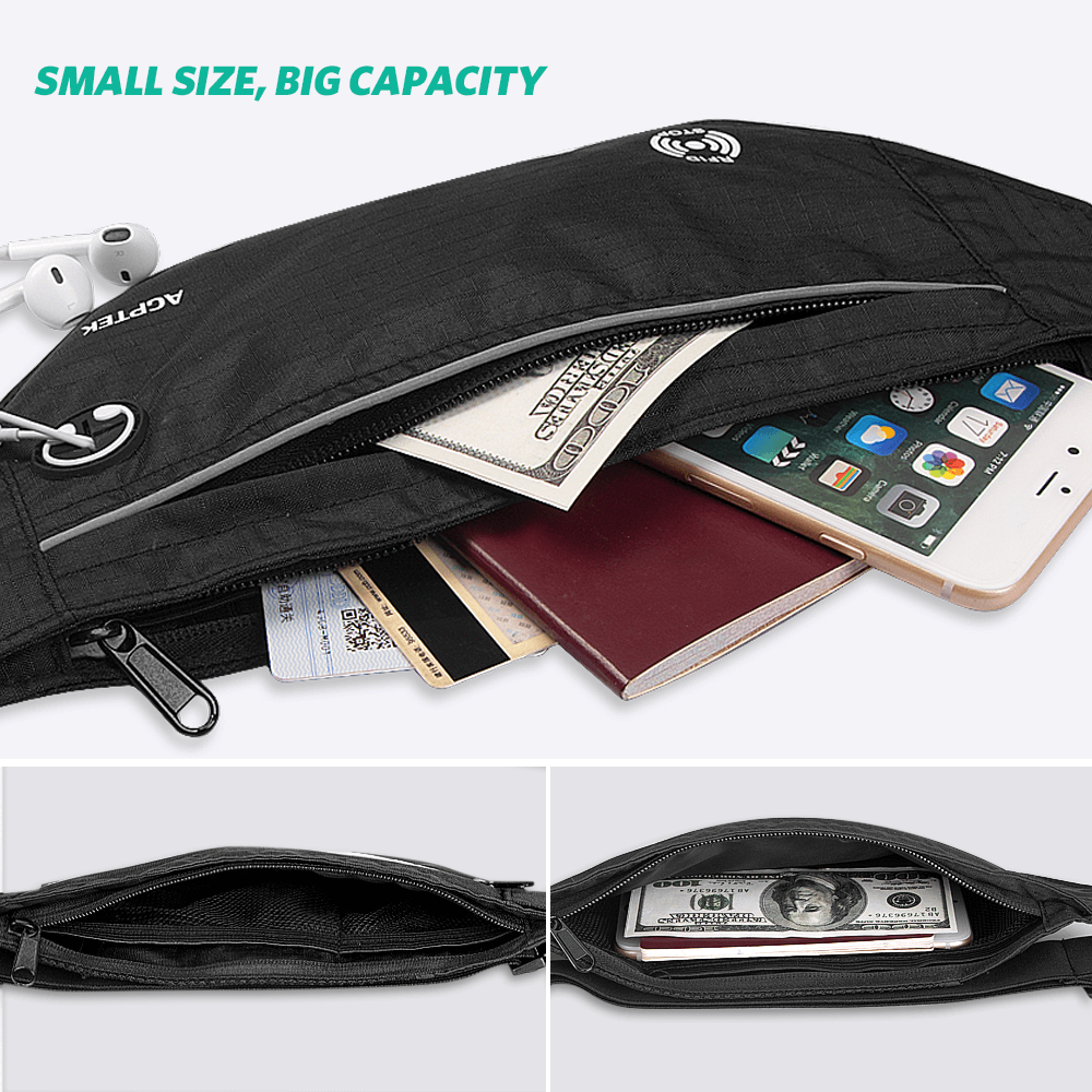Travel Money Belt for Women And Men - Hidden Wallet for Travel with RFID  Blocking Material - Secure, Waterproof Money Belt for Travel and Daily Use