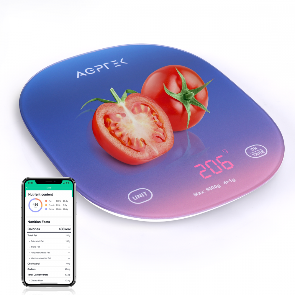 Smart Digital Food Scale Calorie Counting Ounces and Grams Bluetooth Food  Weight