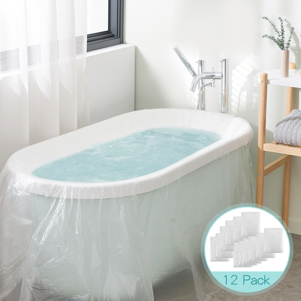 YULONG Lab 30 Pack Disposable Bathtub Cover Liner, Ultra Large Bathtub  Liner Plastic Bag for Salon, Household and Hotel Bath Tubs (102x47 Inch)  (30) : : Home